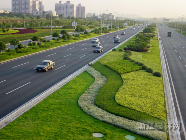 东莞大道绿化景观(图)