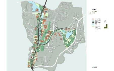 湖北三峡大学校园景观规划